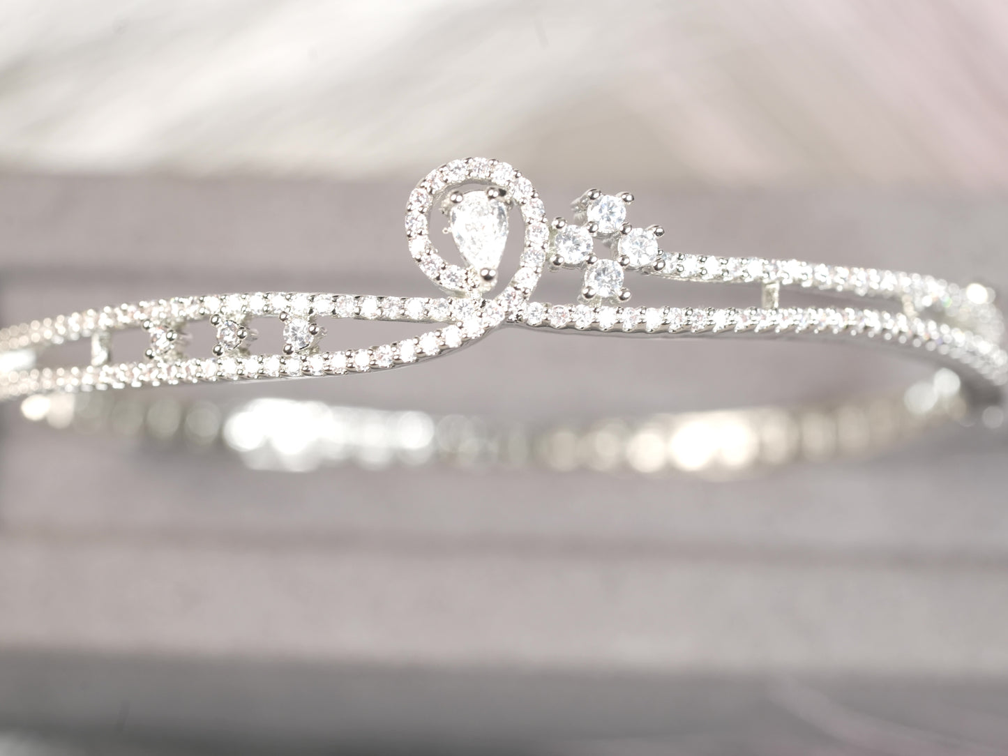 Royal Crown Diamond Bracelet – Grace in Every Curve
